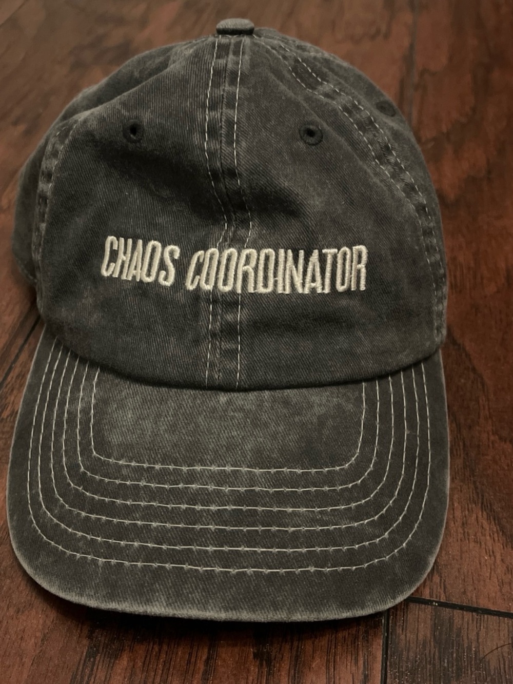 Primitives by Kathy Black "Chaos Coordinator" Washed Baseball Cap